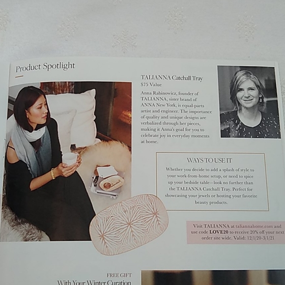 Rachel Zoe Curateur Talianna Catchall Tray - Picture 7 of 8